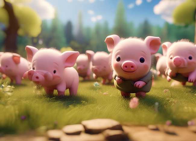 小猪儿的故事、小猪的故事幼儿