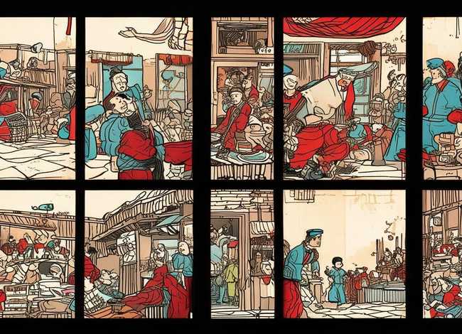 连环画6张故事画，连环画6张故事画怎么画