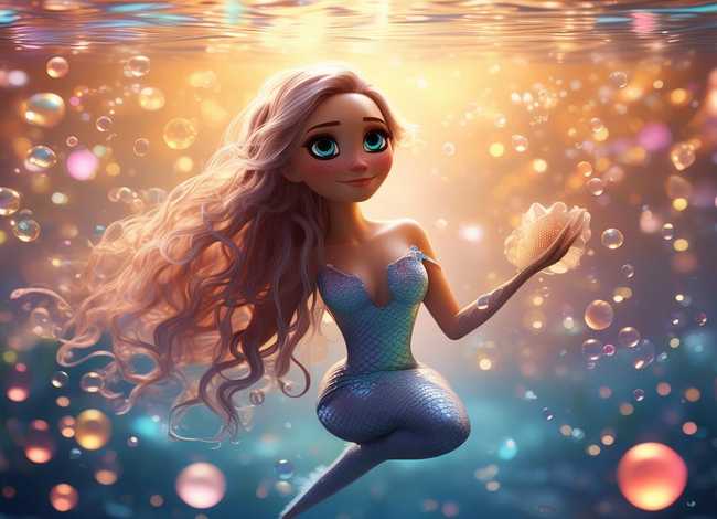 泡泡美人鱼故事睡前故事，泡泡美人鱼故事在线听mp3