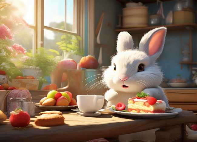 小兔子吃早餐的故事（小兔子吃早餐的故事作文）
