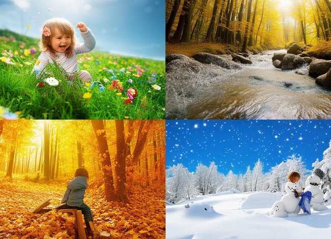 小孩子春夏秋冬的故事（小孩子春夏秋冬的故事大全）