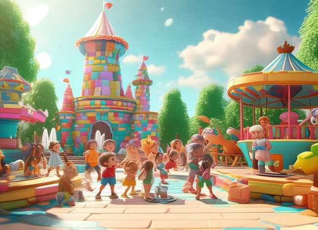 儿童故事游乐场、游乐场幼儿故事