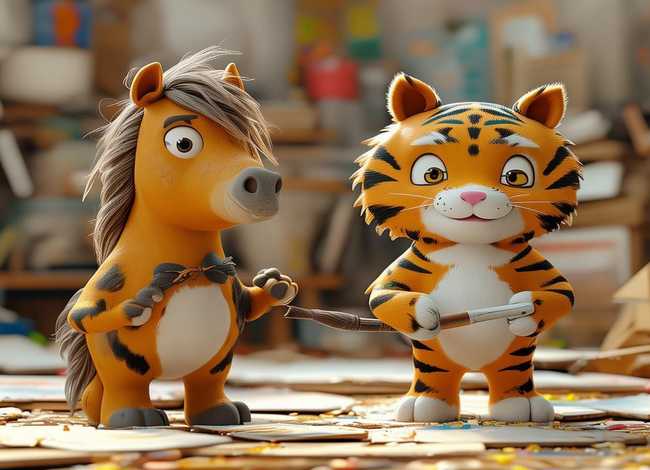 马马虎虎成语故事简笔画 - 马马虎虎的成语故事视频