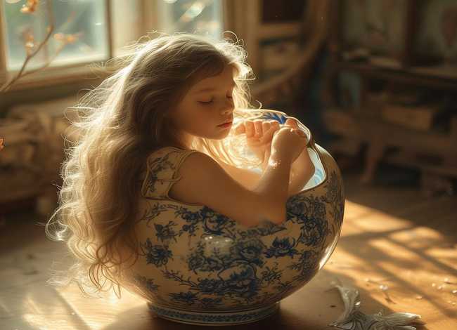 花瓶里的女孩的故事，花瓶里的女孩的故事梗概