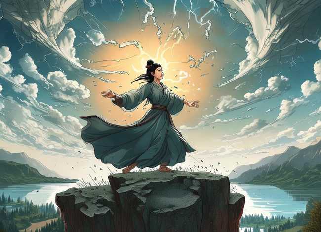 女娲补天儿童故事图画 - 女娲补天的故事图画