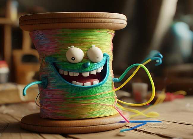 线头的笑话故事；一根线头的笑话