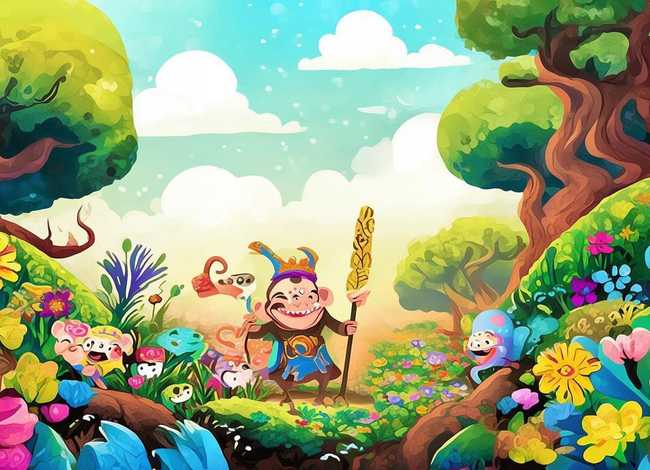 儿童插画西游记 西游记儿童插画版