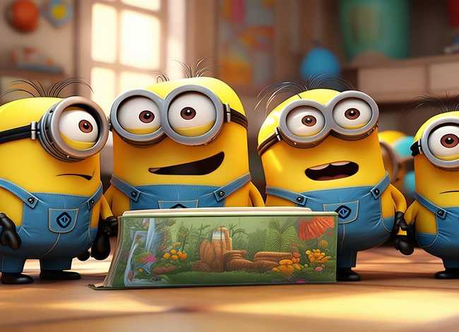 小黄人绘本故事（小黄人绘本故事图片）