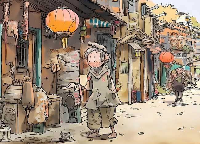 连环画插图绘本、连环画插图绘本李见求贫