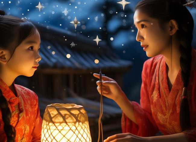 听妈妈讲乞巧节的故事（听妈妈讲乞巧节的故事视频）