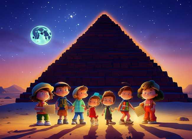 金字塔的幼儿绘本故事 适合3年级孩子的探险类绘本《白狼星探险队》