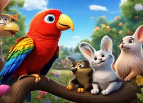 关于鹦鹉的绘本故事；宠物总动员·听鹦鹉讲故事内容简介