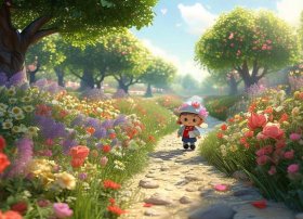 邮递员的童话、开满鲜花的小路是一个充满情趣的什么故事