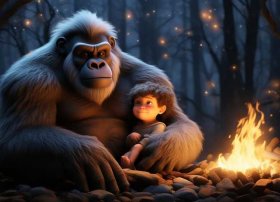 大猩猩的故事睡前故事视频 - 晚安大猩猩内容简介