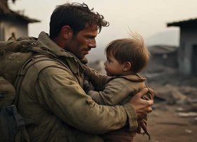 战争中的感人故事；战争中的感人故事