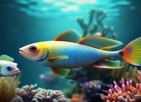 大尾巴鱼和小尾巴鱼故事内容、头大又扁小尾巴的海鱼叫啥鱼