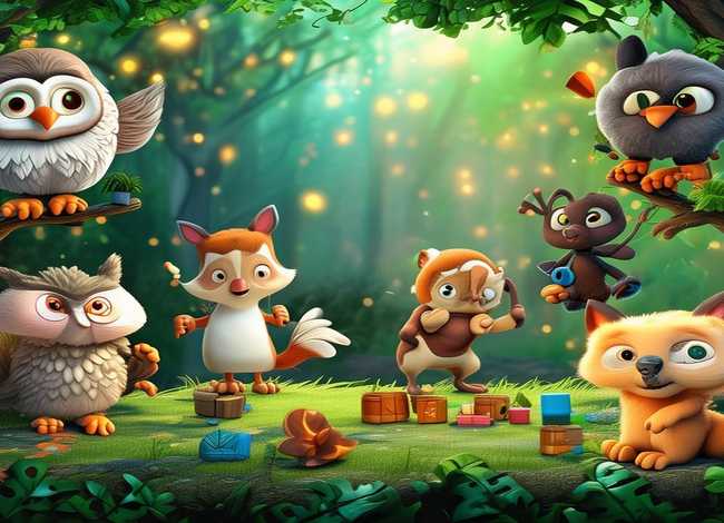 儿童童话故事ppt图片;苏教版二下6《谁的本领大》.ppt 儿童童话故事ppt图片;苏教版二下6《谁的本领大》.ppt