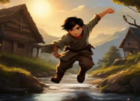 有拼音的短故事 - 小英雄故事 50字带汉语拼音