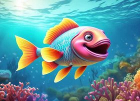 儿童绘本故事我是一条快乐的鱼，绘本导读系列48《我是一条快乐的鱼》