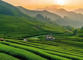 五指山茶文化；五指山水满乡毛纳村旅游景点