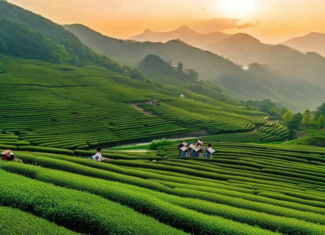 五指山茶文化；五指山水满乡毛纳村旅游景点