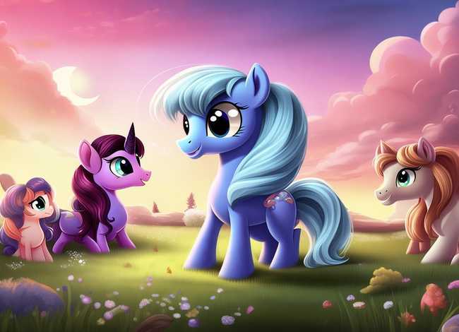 来个小马宝莉故事、小马宝莉的故事