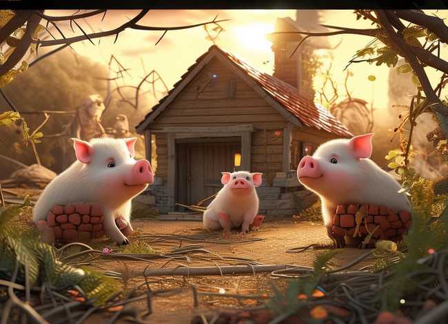 关于小猪的故事简短;关于三只小猪的故事经过 关于小猪的故事简短;关于三只小猪的故事经过