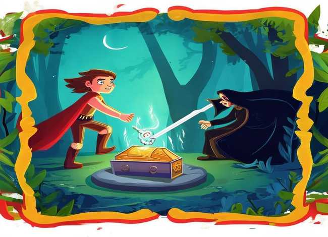 少儿连环画故事（连环画,只要4个图片就能表达完整个故事的图片）