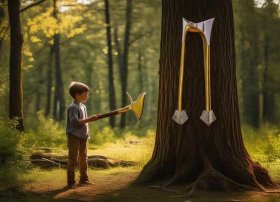 关于金斧子的故事（一个关于金银斧头的寓言故事）