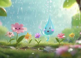 关于助人为乐的幼儿故事 助人为乐的小雨滴童话故事
