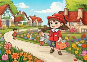 幼儿邮递员绘本故事 小学二年级语文《开满鲜花的小路》原文、教案及教学反