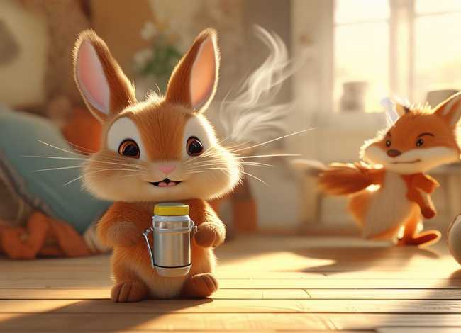 小兔儿童故事粤语、小狐狸和小兔子的睡前故事(带着暖瓶上班去) 小兔儿童故事粤语、小狐狸和小兔子的睡前故事(带着暖瓶上班去)