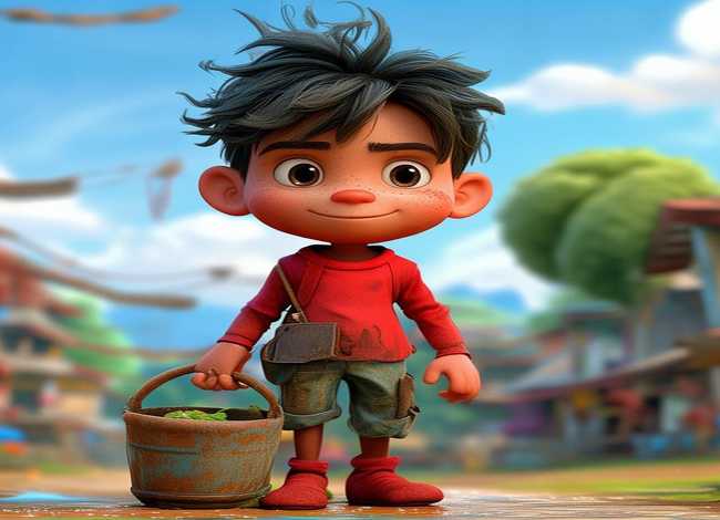 红色经典故事简笔画；小英雄雨来的绘本怎么画