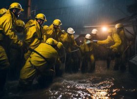 抗洪救灾小故事一百字左右 - 防汛抗洪的感人故事