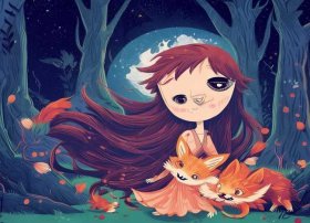 传说故事儿童版 - 九尾狐的故事(一、妲己) 民间故事 神话传说 讲睡前小故事