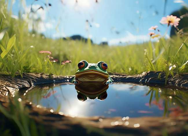 故事《井底之蛙》，睡前故事《井底之蛙》