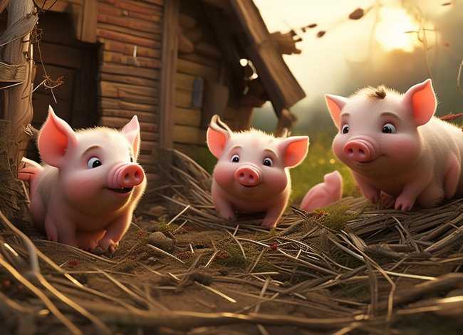 关于小猪的故事简短;关于三只小猪的故事经过 关于小猪的故事简短;关于三只小猪的故事经过