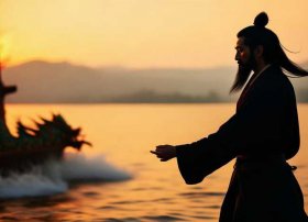 带拼音的小故事图片完整版（端午节屈原的故事简介带拼音）