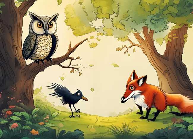 儿童在线听故事乌鸦和狐狸、小乌鸦和狐狸的故事原文