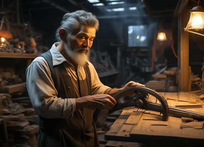 鲁班造锯的故事拼音版、鲁班发明锯子的故事,要多!!!急