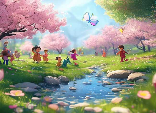 春天来了故事二年级阅读（故事新编二年级作文）