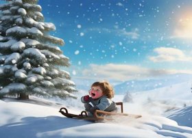 滑雪儿童故事大全，安徒生童话(原文)