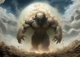 盘古开天辟地的神话故事，民间上古神话,盘古开天地的神话故事