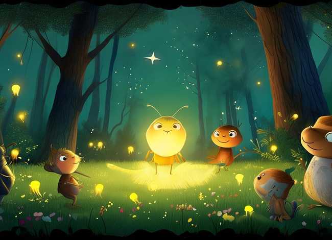 萤火虫幼儿故事；《萤火虫找朋友》儿童绘本故事分享