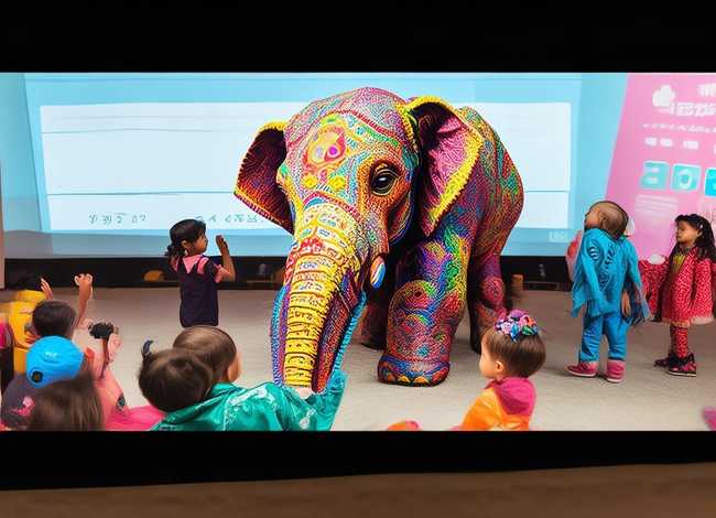 儿童故事盲人摸象ppt，你说我猜四字成语游戏ppt