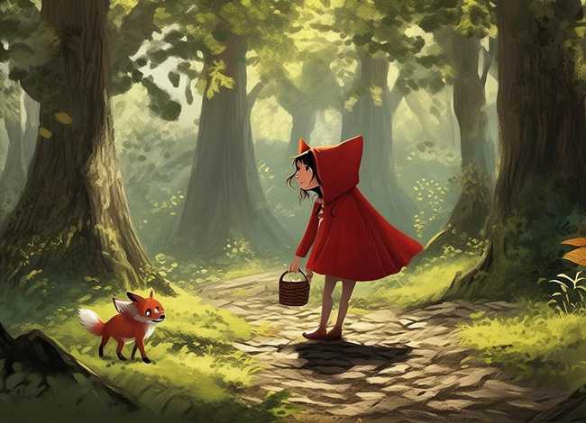 儿童小故事50字左右 - 《小红帽》50字的故事简介