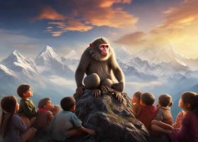 喜马拉雅山儿童故事；谁听过喜马拉雅山的猴子,这个故事的啊,