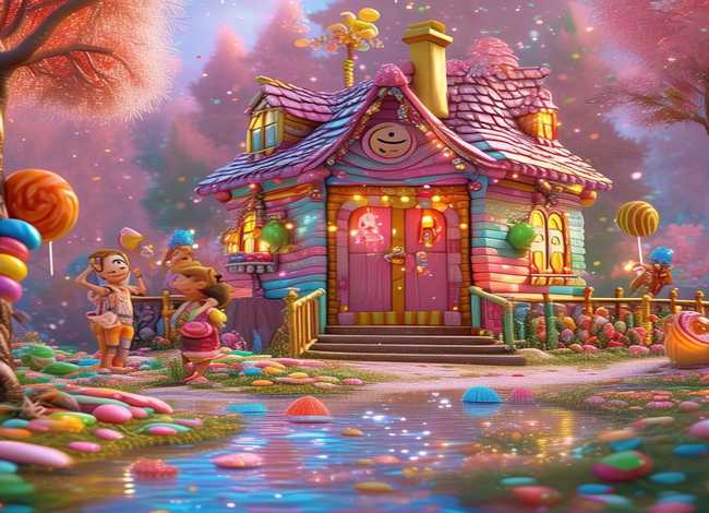 糖果世界儿童故事 - 糖果屋童话故事