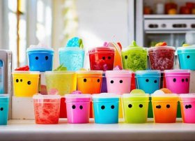 冷饮儿童画（食品安全简笔画手抄报）