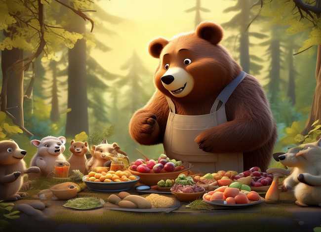 儿童简短小故事绘本(小故事《熊妈妈请客》儿童故事绘本分享) 儿童简短小故事绘本(小故事《熊妈妈请客》儿童故事绘本分享)